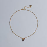 GARNET BIRTHSTONE PENDANT NECKLACE