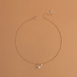 PINK JASPER BIRTHSTONE PENDANT NECKLACE