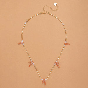ORANGE CHARM NECKLACE
