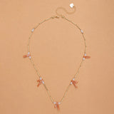 ORANGE CHARM NECKLACE