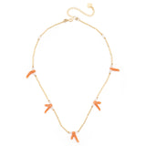 ORANGE CHARM NECKLACE