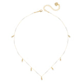 WHITE PEARL FISH CHARM NECKLACE