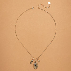 EMERALD CHARM NECKLACE