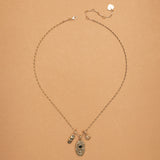 EMERALD CHARM NECKLACE