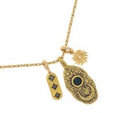 EMERALD CHARM NECKLACE