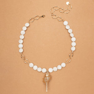 PURE WHITE ARCH NECKLACE (PRE-ORDER TAKES 15 DAYS)