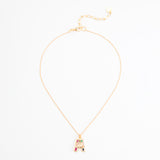 LUCKY STONE ALPHABET NECKLACES A