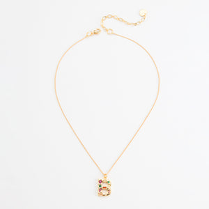 LUCKY STONE ALPHABET NECKLACES B