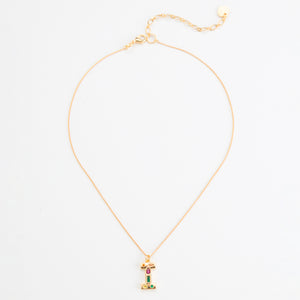 LUCKY STONE ALPHABET NECKLACES I