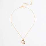 LUCKY STONE ALPHABET NECKLACES Q