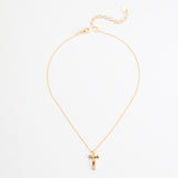 LUCKY STONE ALPHABET NECKLACES T