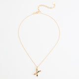 LUCKY STONE ALPHABET NECKLACES W