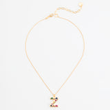 LUCKY STONE ALPHABET NECKLACES Z