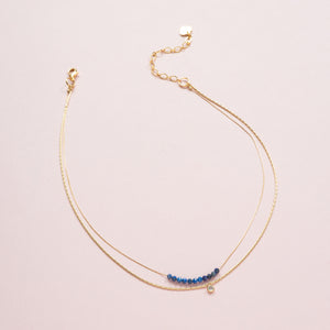 Lapis lazuli - POWER STONE DOUBLE-LAYERED NECKLACE