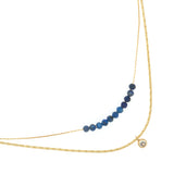Lapis lazuli - POWER STONE DOUBLE-LAYERED NECKLACE