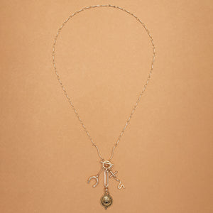 GOLD LUCKY CHARM NECKLACE