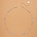MOMMYS & ME AQURMARINE STONE  NECKLACE
