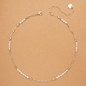 MOMMYS & ME PEARL STONE  NECKLACE