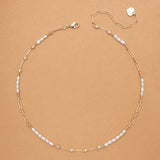MOMMYS & ME PEARL STONE  NECKLACE