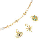 MOMMYS & ME PEARL STONE  NECKLACE