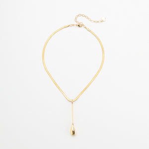 SINGLE WATERDROP PENDENT NECKLACE