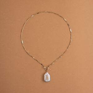 FREEFORM PEARM PENDANT NECKLACE