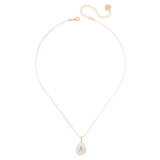 WHITE PEARL PENDANT NECKLACE INITIAL (เลือกตัวอักษรได้)
