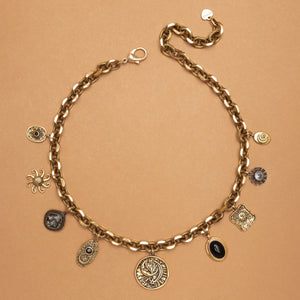 GOLD COIN TREASURE NECKLACE