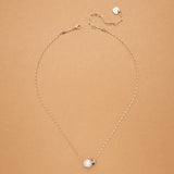 MOMMYS & ME PEARL COIN NECKLACE