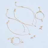 Mommy & Me White Pearl "Earring" (เลือกอักษร Initial ได้)