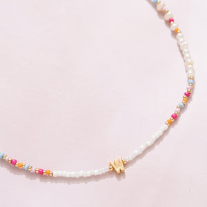 Me Summer Mix Pearl "สร้อยคอ" (เลือกอักษร Initial ได้)