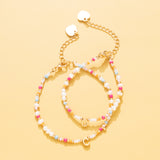 Me Summer Mix Pearl "Bracelet" (เลือกอักษร Initial ได้)