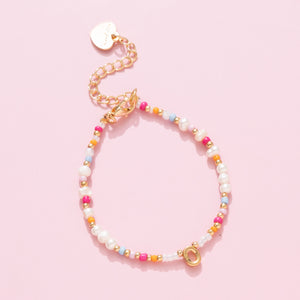 Me Summer Mix Pearl "Bracelet" (เลือกอักษร Initial ได้)