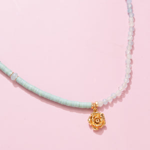 Mommy Blue Beaded "สร้อยคอ"