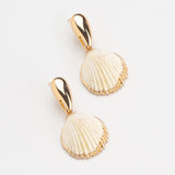 GOLDEN TEXTURED DROP EARRINGS