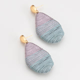 GREY MIX COCCOON EARRINGS