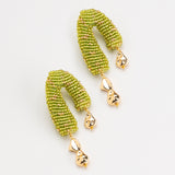 LUNAKITE GOLD BEADED FASHION EARRINGS