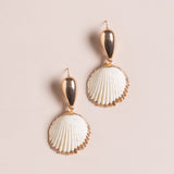 GOLDEN TEXTURED DROP EARRINGS