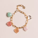 MULTI HEART GEM BRACELET