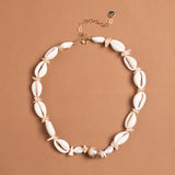 WHITE PEARL SHELL NECKLACE