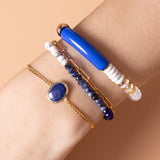 LAPIS MIX STRETCHY BRACELET