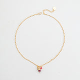 RUBY BIRTHSTONE PENDANT NECKLACE