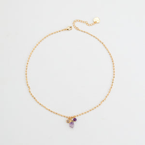 AMETHYST BIRTHSTONE PENDANT NECKLACE