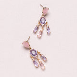 Amethyst Crystal Earrings (Cindy Selected)