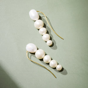 PEARL STRAND EARRINGS (Cindy Selected)