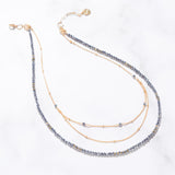 PYRITE - LUCKY STONE Layered Necklace