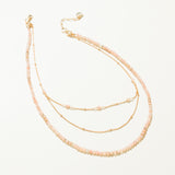 SUNSTONE - LUCKY STONE Layered Necklace