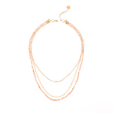 SUNSTONE - LUCKY STONE Layered Necklace