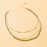 PYRITE - LUCKY STONE Layered Necklace