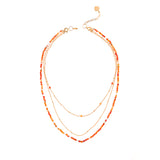 CARNELIAN - LUCKY STONE Layered Necklace